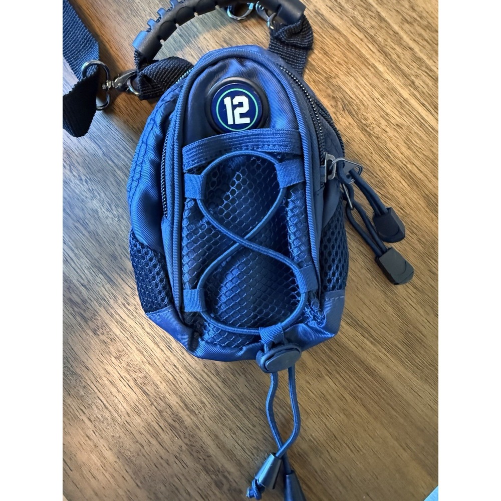 Camera Case With Shoulder Crossbody Strap & Belt Loop Seahawks 12s Logo‎ Blue